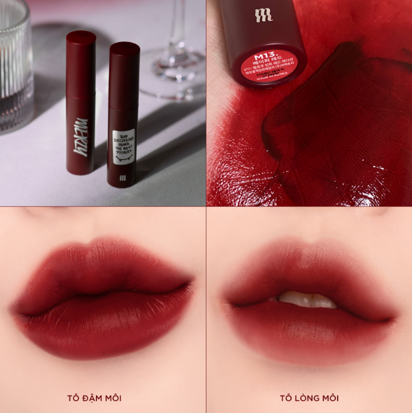 (New Ver.Edition) Son Kem Lì Merzy Noir In The Mellow Tint #M13