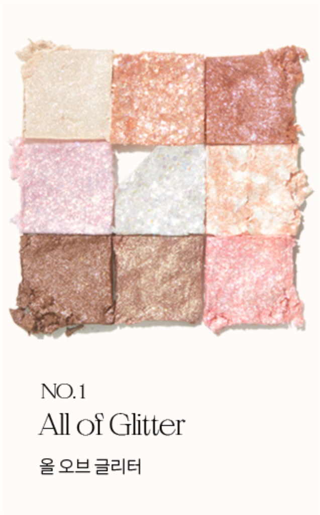 Bảng Phấn Mắt Unleashia Glitterpedia Eye Palette 9 Ô