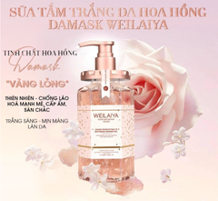 Sữa tắm trắng da Weilaiya Grand Rose Extracts Whitening Shower Gel 450ml