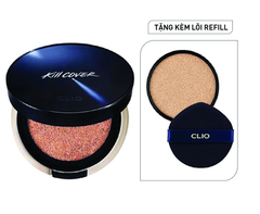 Phấn Nước Cushion Clio Kill Cover Founwear All New SPF50+ PA+++ Che Phủ Hoàn Hảo Lâu Trôi (Tặng kèm lõi)