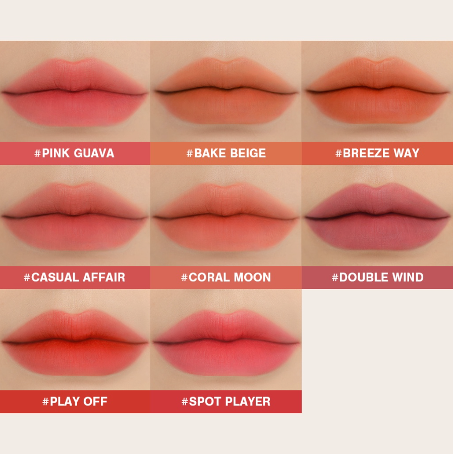 Son Kem 3CE Blur Water Tint Cho Viền Môi Mờ Ảo 4.6g