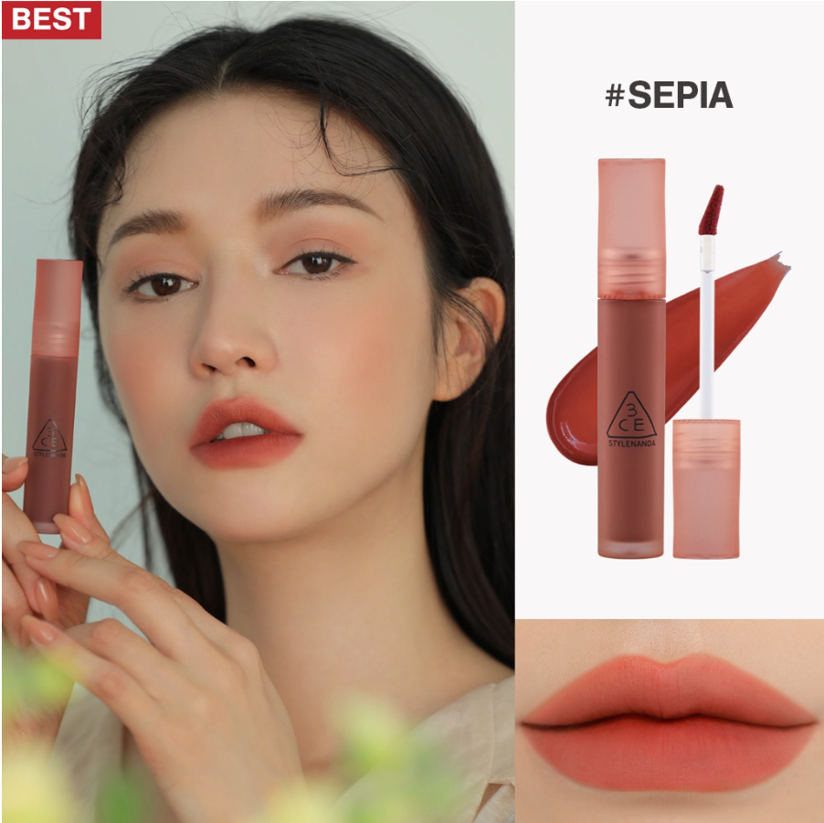 Son Kem 3CE Blur Water Tint Cho Viền Môi Mờ Ảo 4.6g