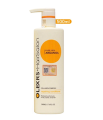 Cặp Dầu Gội Xả Olexrs Argan Oil Collagen Hair Salon ngăn ngừa dụng tóc 500ml