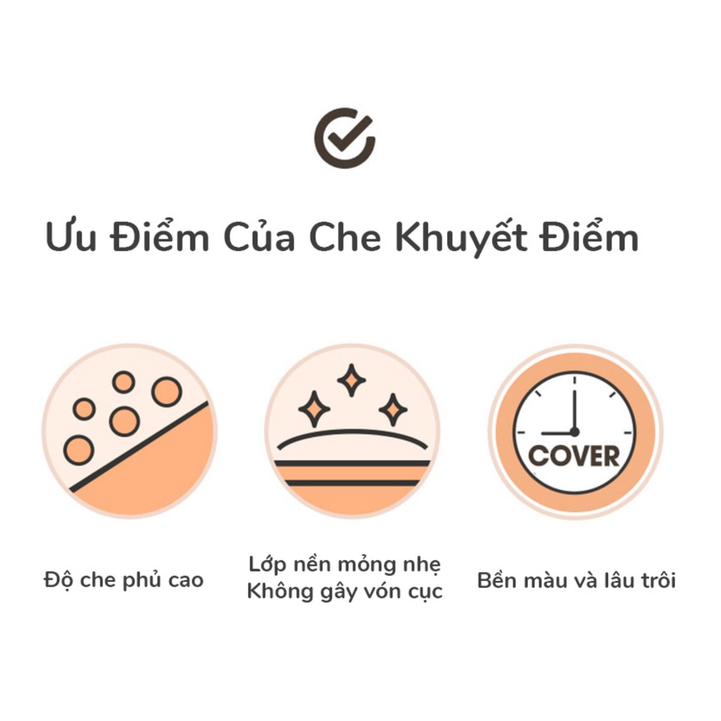 Kem Che Khuyết Điểm The SAEM Cover Perfection Tip Concealer