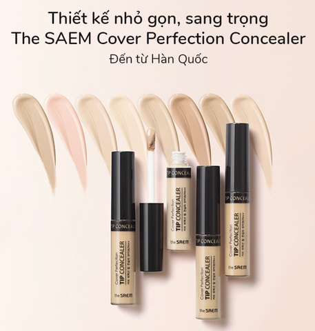 Kem Che Khuyết Điểm The SAEM Cover Perfection Tip Concealer