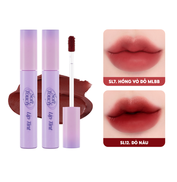[New Season 2] Son Lì Merzy Soft Touch Lip Tint 2 Siêu Lì, Siêu Mịn 3g