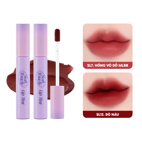 [New Season 2] Son Lì Merzy Soft Touch Lip Tint 2 Siêu Lì, Siêu Mịn 3g