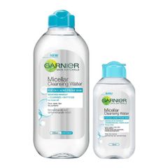 Nước tẩy trang Garnier Micellar Water làm sạch và tẩy trang cho mọi loại da