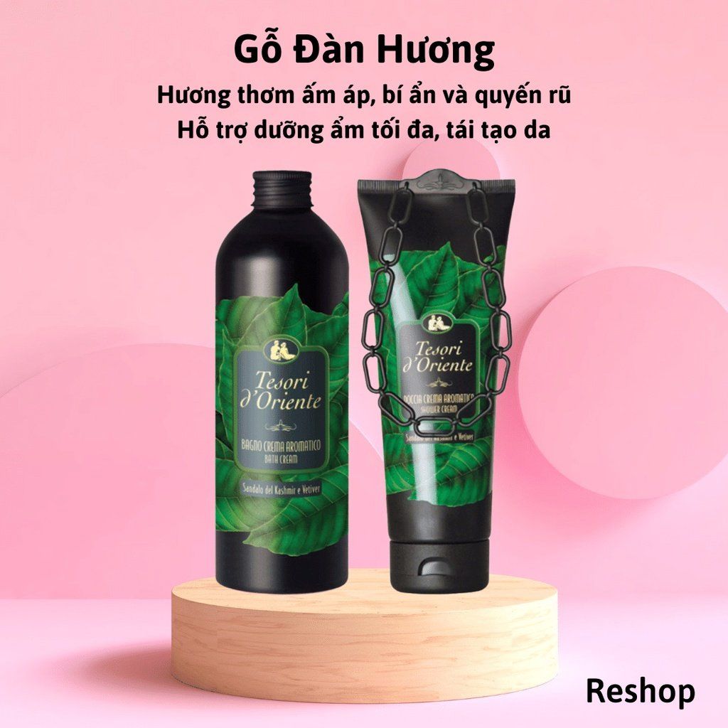 Sữa tắm xích Tesori D’Oriente Italy 250-500ml hương nước hoa, dưỡng ẩm, trắng da