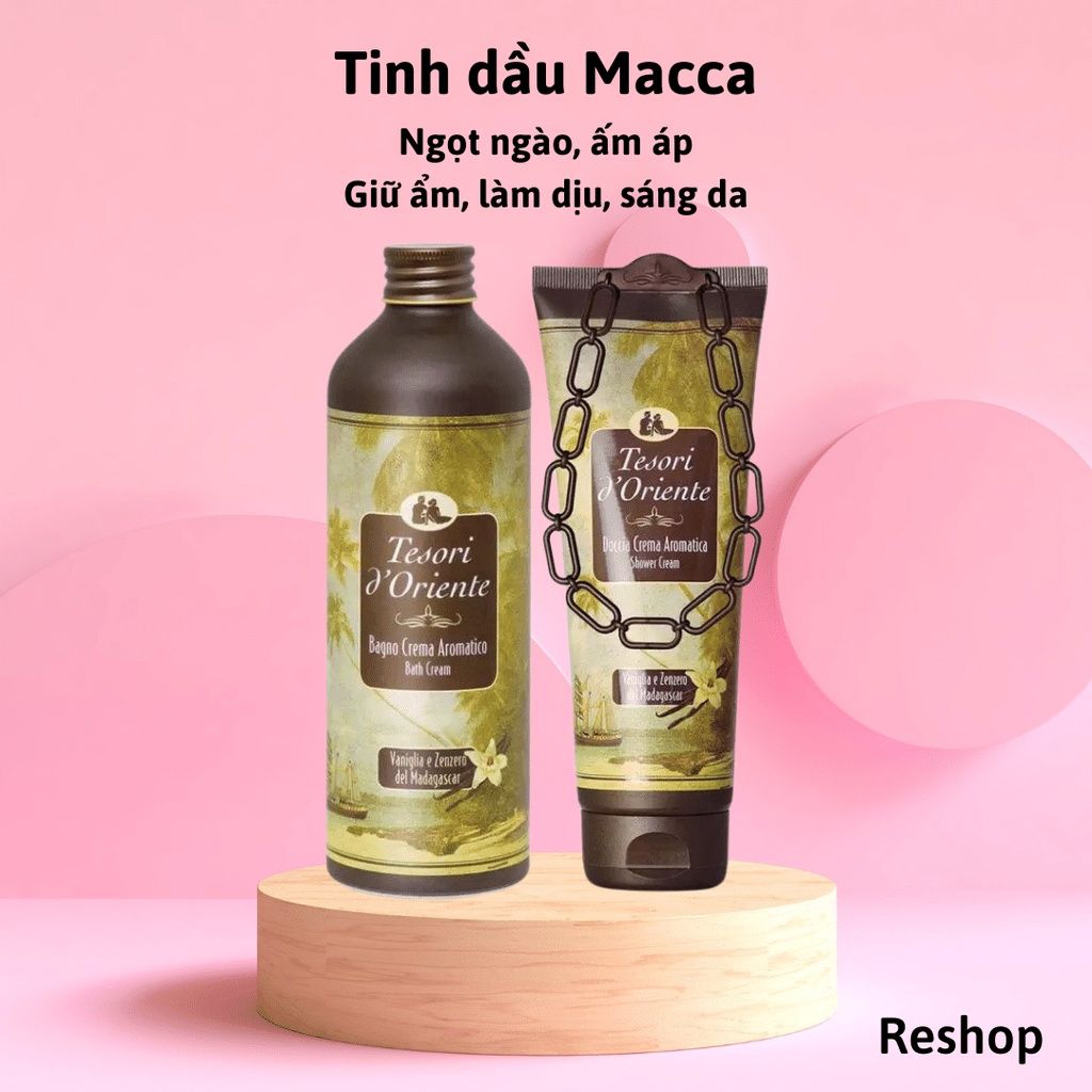 Sữa tắm xích Tesori D’Oriente Italy 250-500ml hương nước hoa, dưỡng ẩm, trắng da
