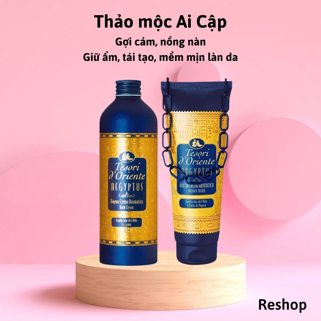 Sữa tắm xích Tesori D’Oriente Italy 250-500ml hương nước hoa, dưỡng ẩm, trắng da