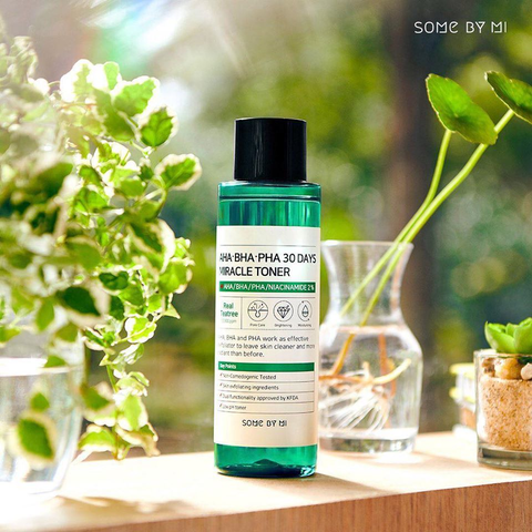 Nước Hoa Hồng Giảm Mụn Some By Mi AHABHAPHA 30 Days Miracle Toner 150ml