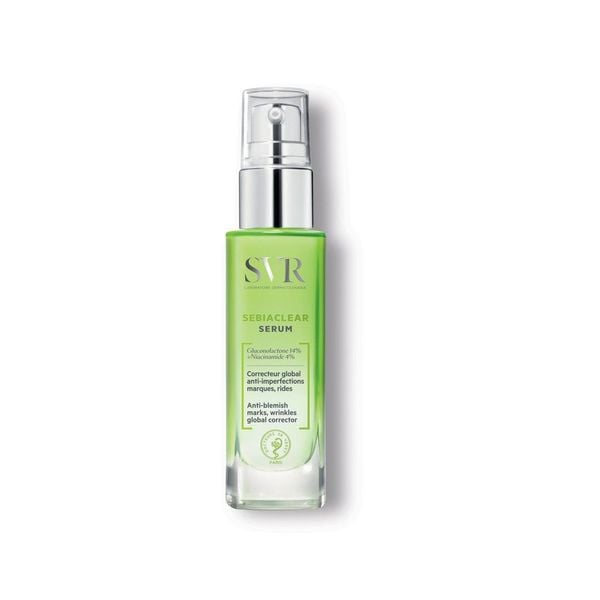 Tinh chất giảm mụn 4% NIACINAMIDE và 14% PHA SVR Sebiaclear Serum 30ml