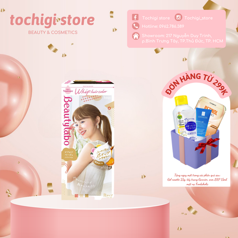Kem nhuộm tóc tạo bọt Beauty Labo 125ml nội địa Nhật