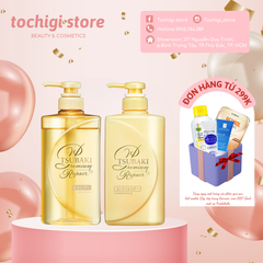 Dầu gội xả Phục hồi ngăn rụng tóc Premium Repair Tsubaki 490ml Nhật Bản