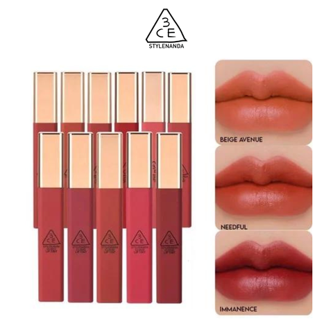 Son Kem 3CE Cloud Lip Tint Siêu Lì, Mịn Môi 4g