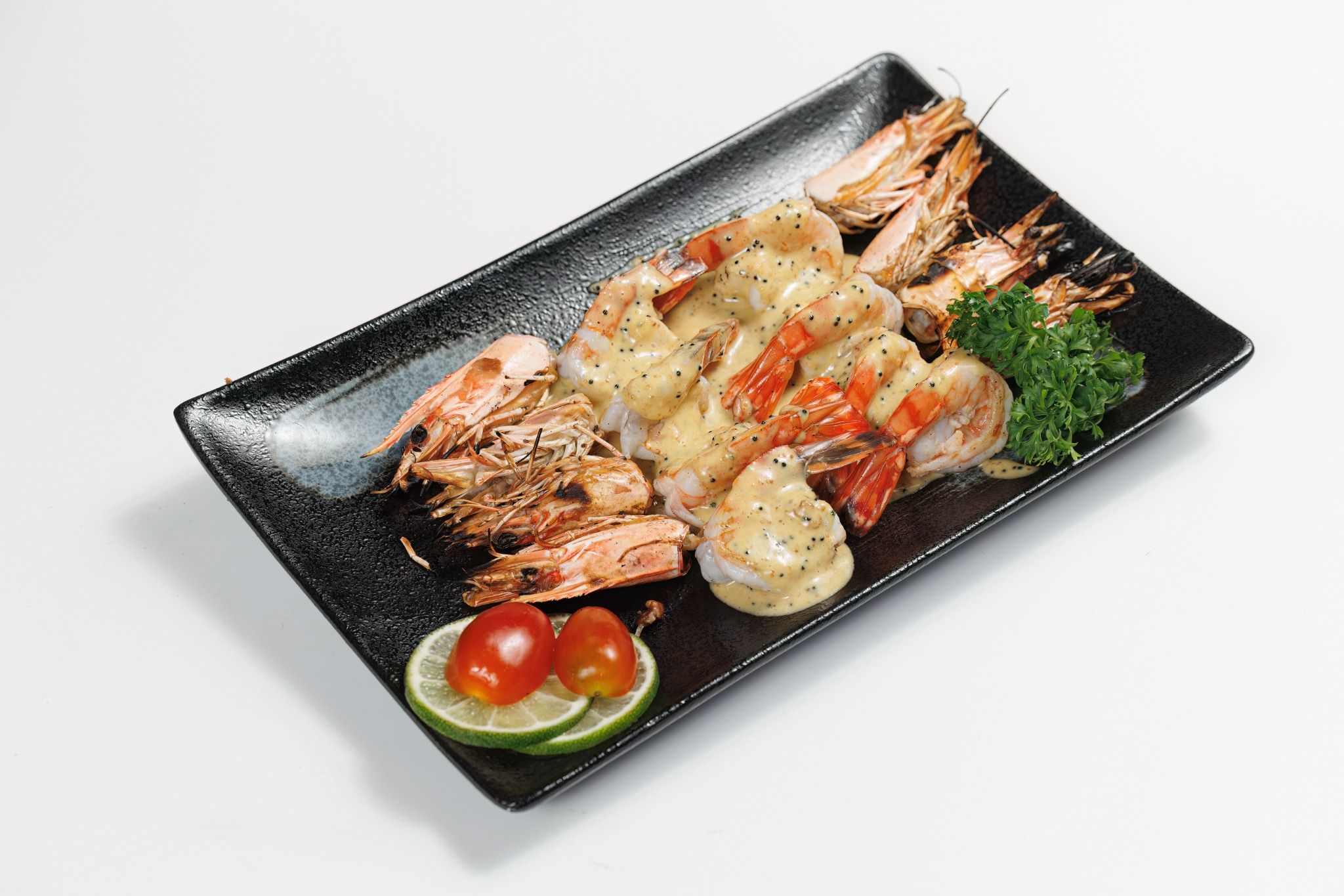  Tôm sú sốt trứng cá chuồn 100g (Tối thiểu 300g) 
