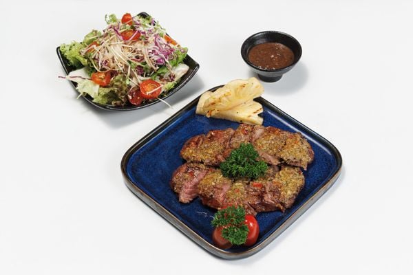  Bò mỹ nướng xối sả 