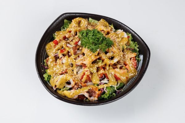  Salad Mực nướng 