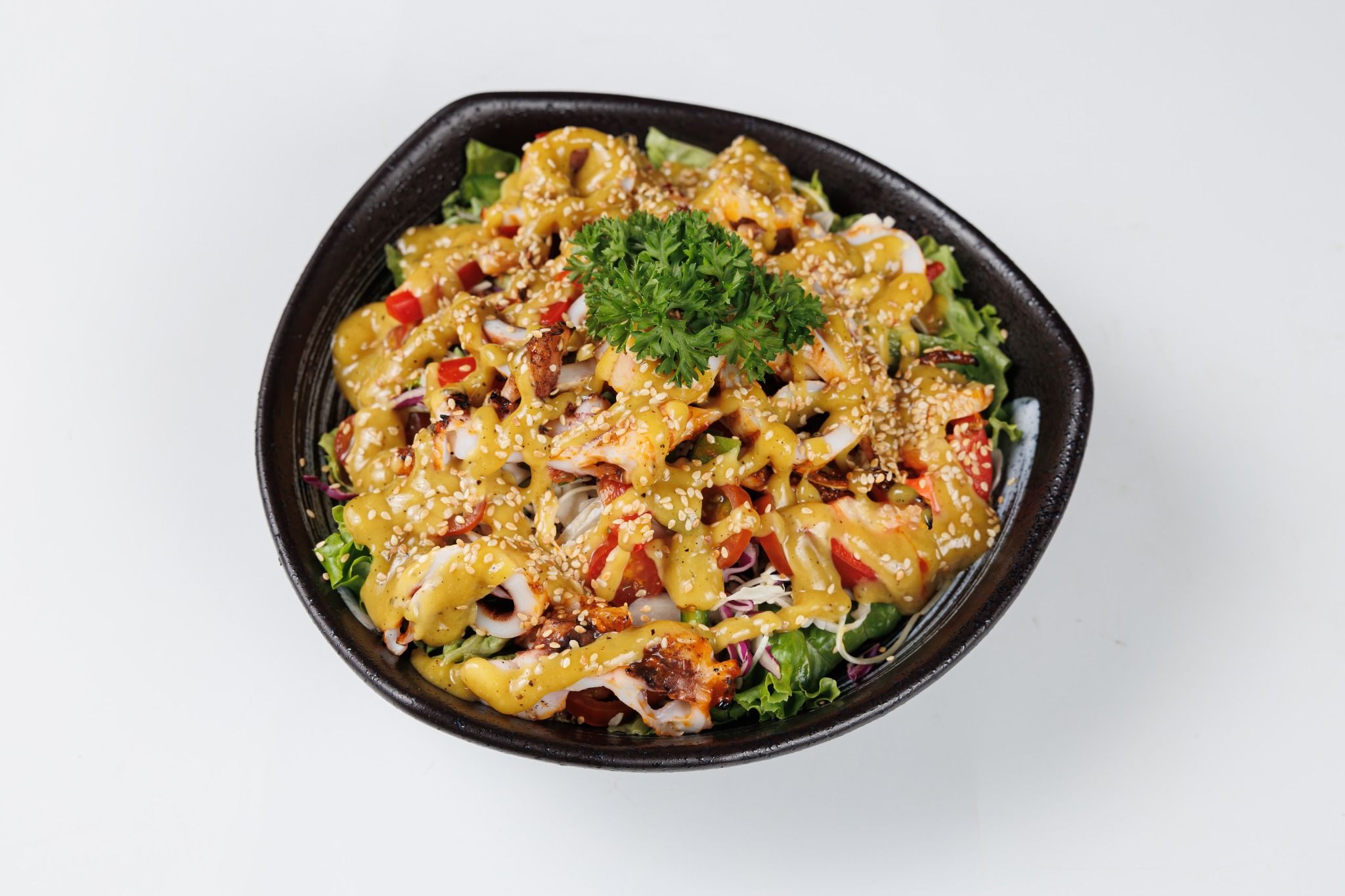  Salad Mực nướng 