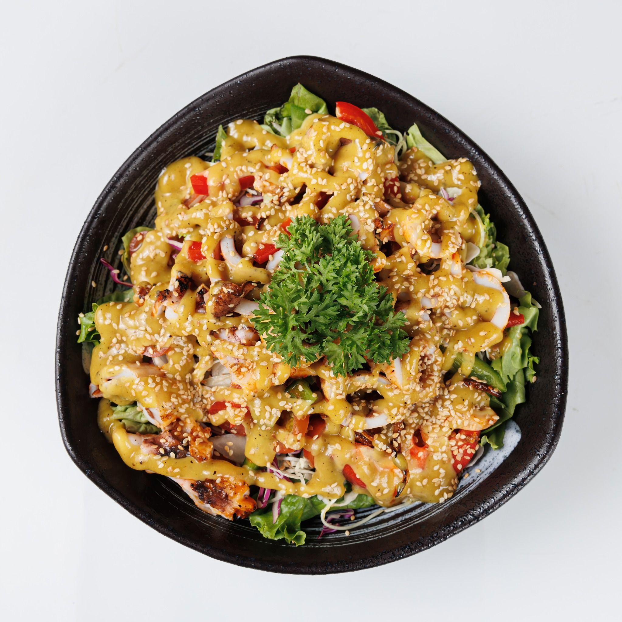  Salad Mực nướng 