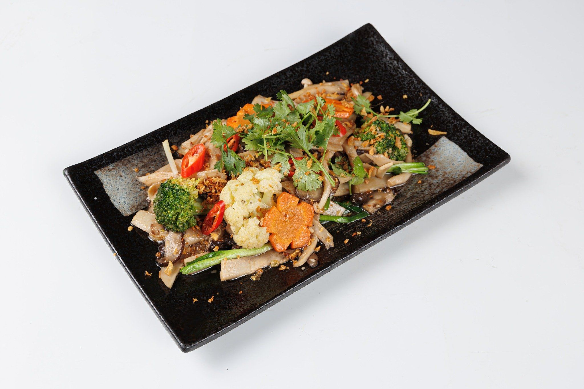  Nấm xào tỏi 