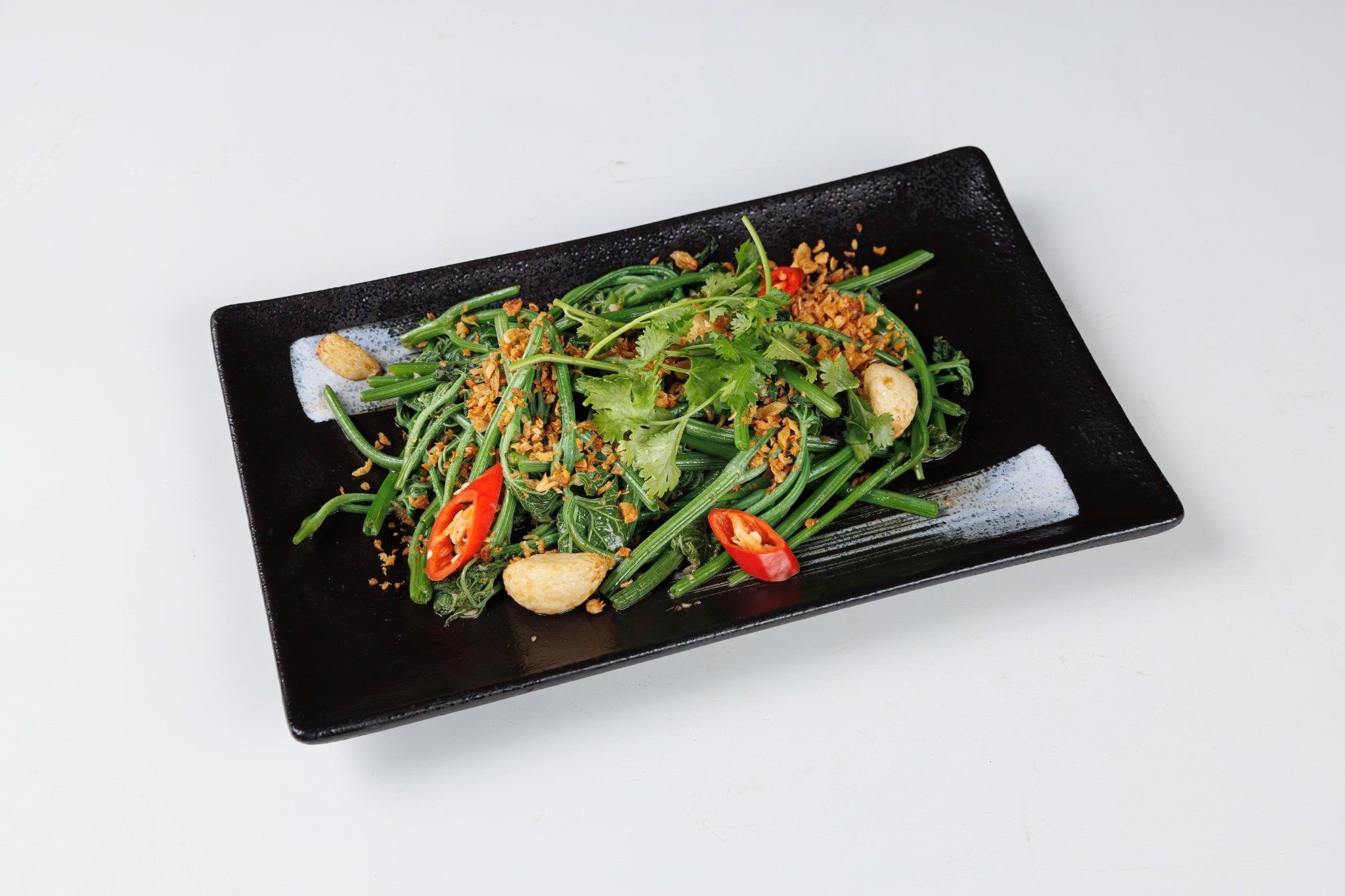  Rau xào tỏi 