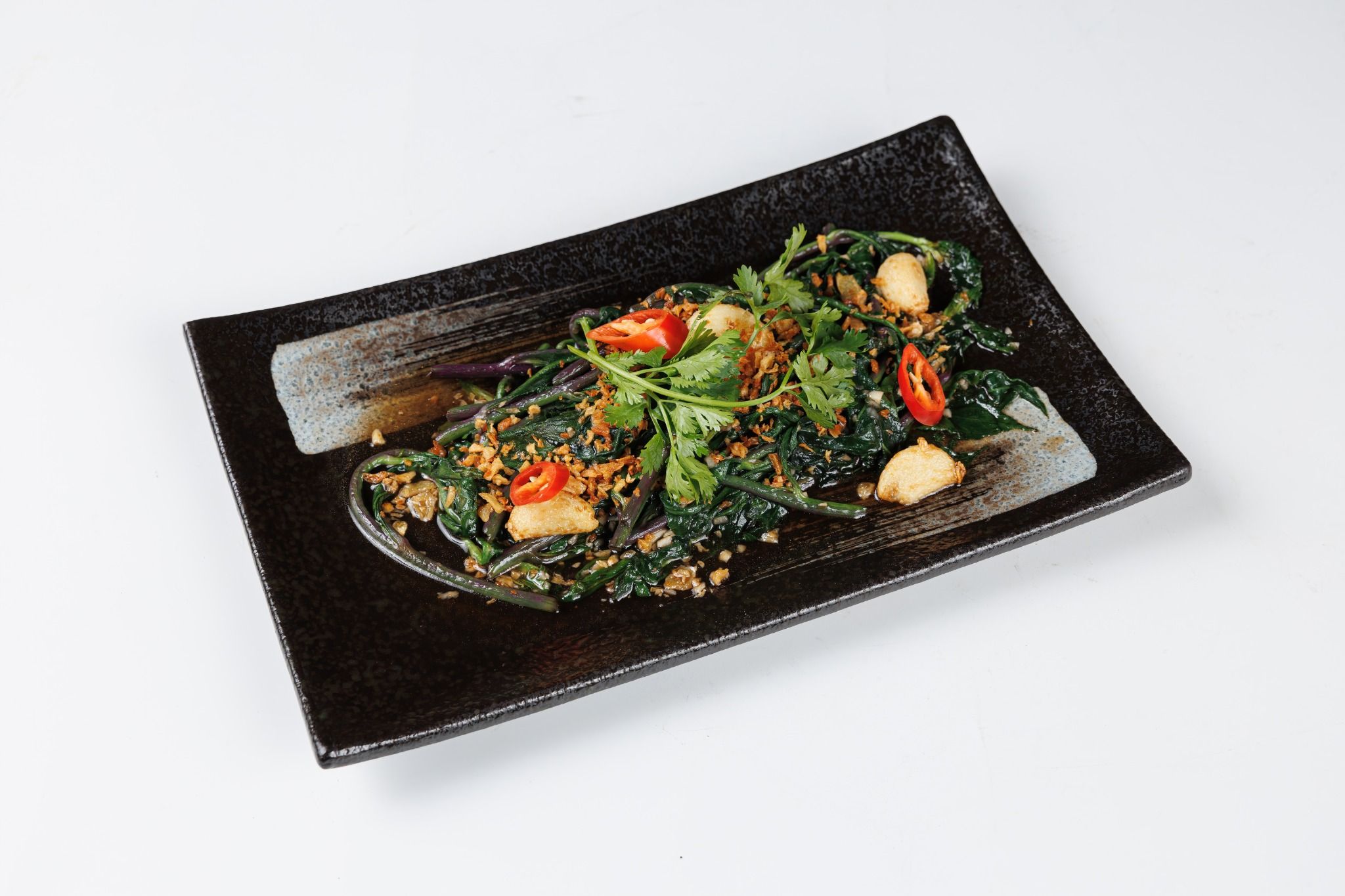  Rau xào tỏi 