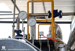 Nồi hơi đốt than củi công suất 1000kg.hơi/giờ