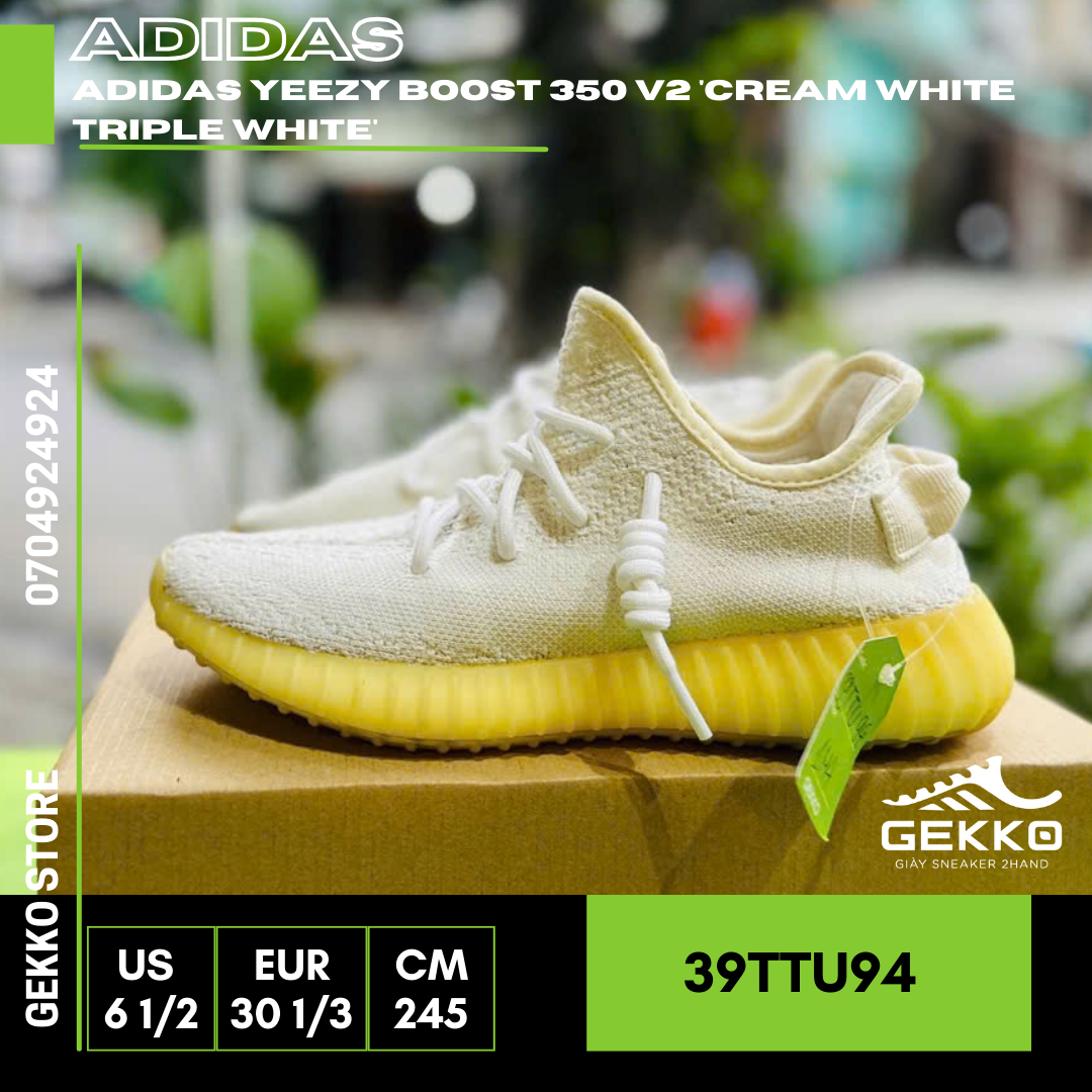 Giày Yeezy Yeezy Originali Yeezy 350 V2 Triple Cream Adidas