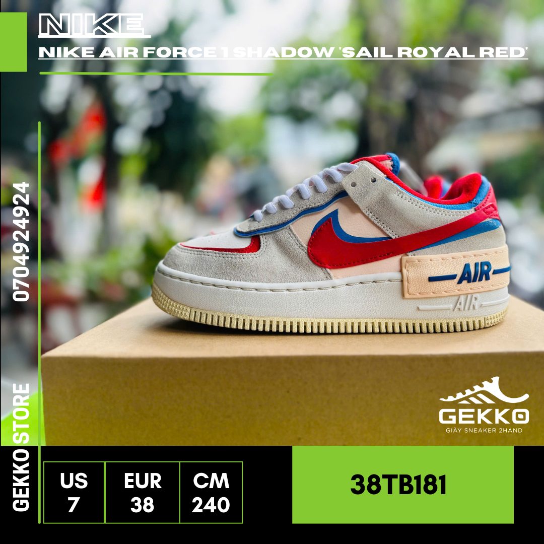 Nike Air Force Shadow 'Sail Royal Red' – Gekko 2hand Sneaker Store
