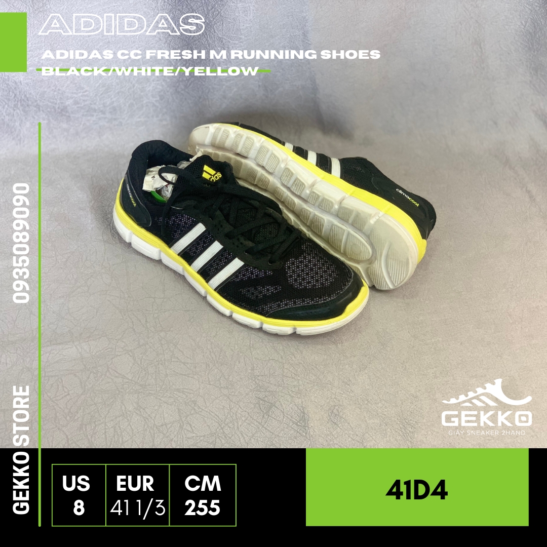 adidas CC Fresh M Running Shoes Black/White/Yellow – Gekko 2hand Sneaker  Store