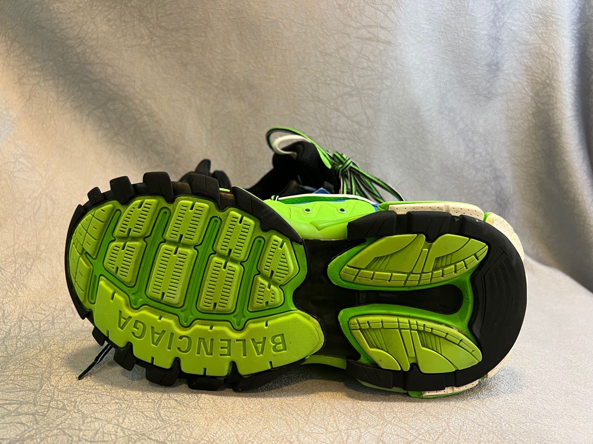 BALENCIAGA Track 2 Black Yellow Green Sneakers  eBay
