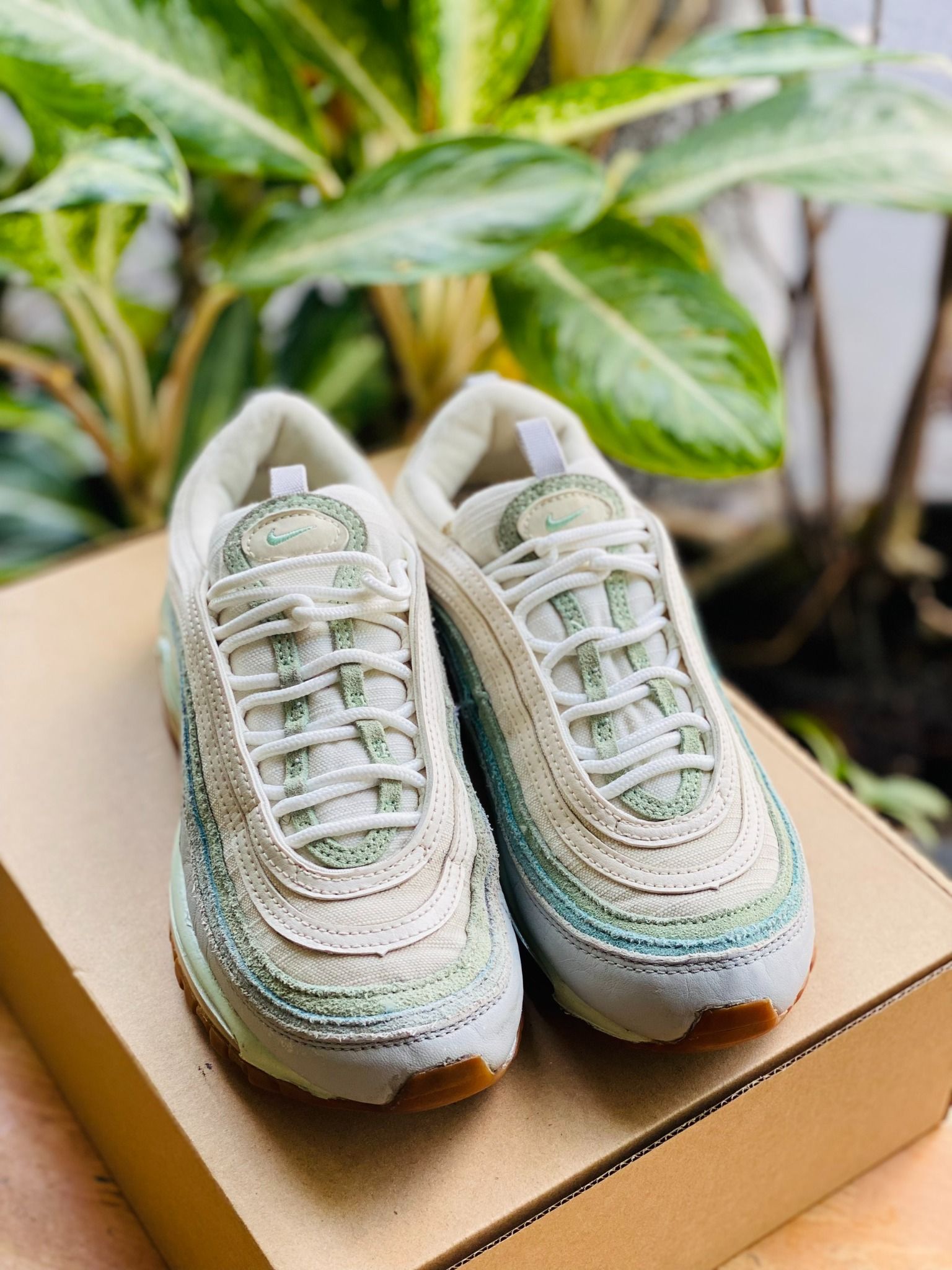 Nike Air Max 97 'Enamel Green Sail Worn Blue' – Gekko 2hand