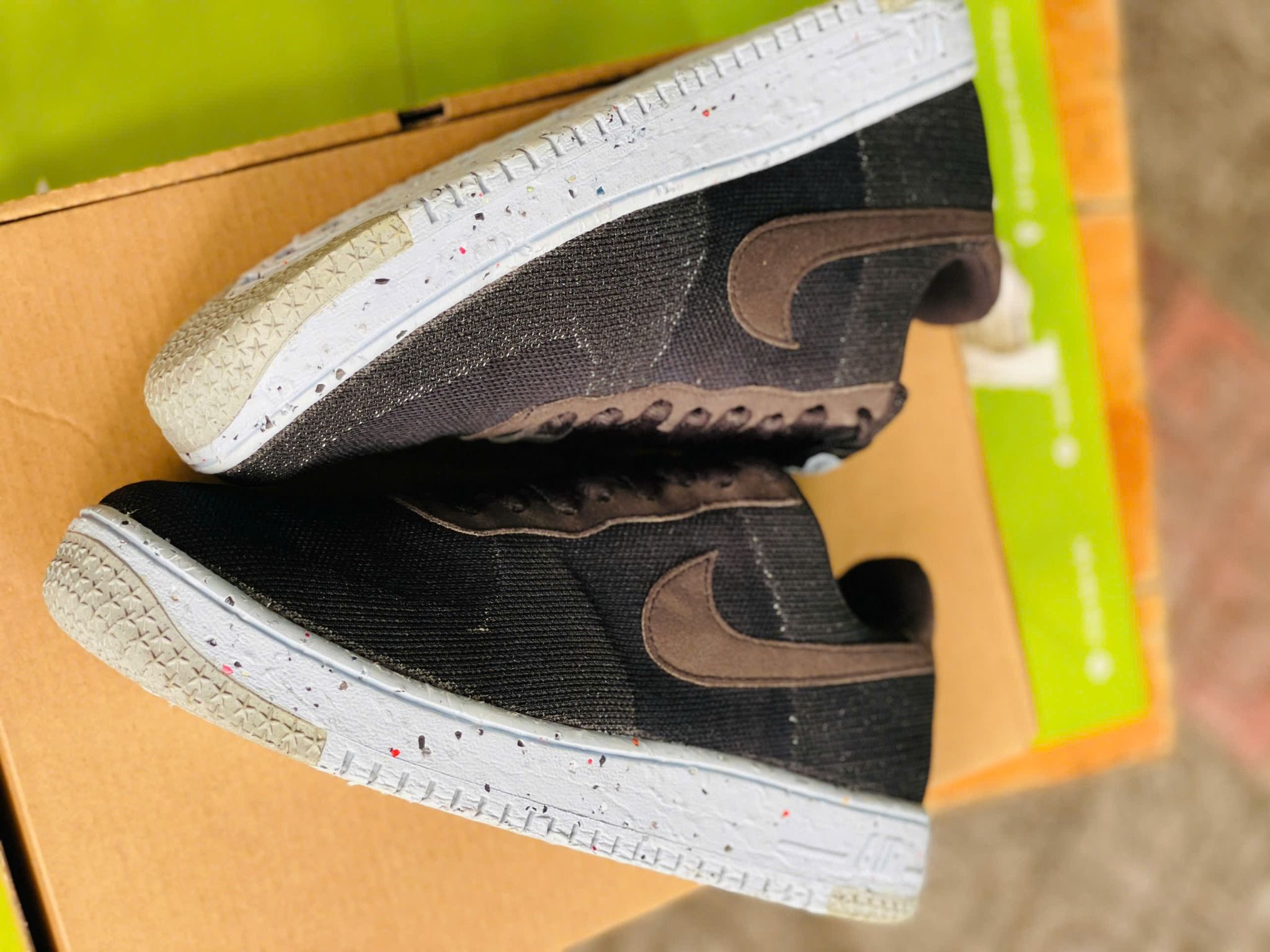 af1 crater flyknit black