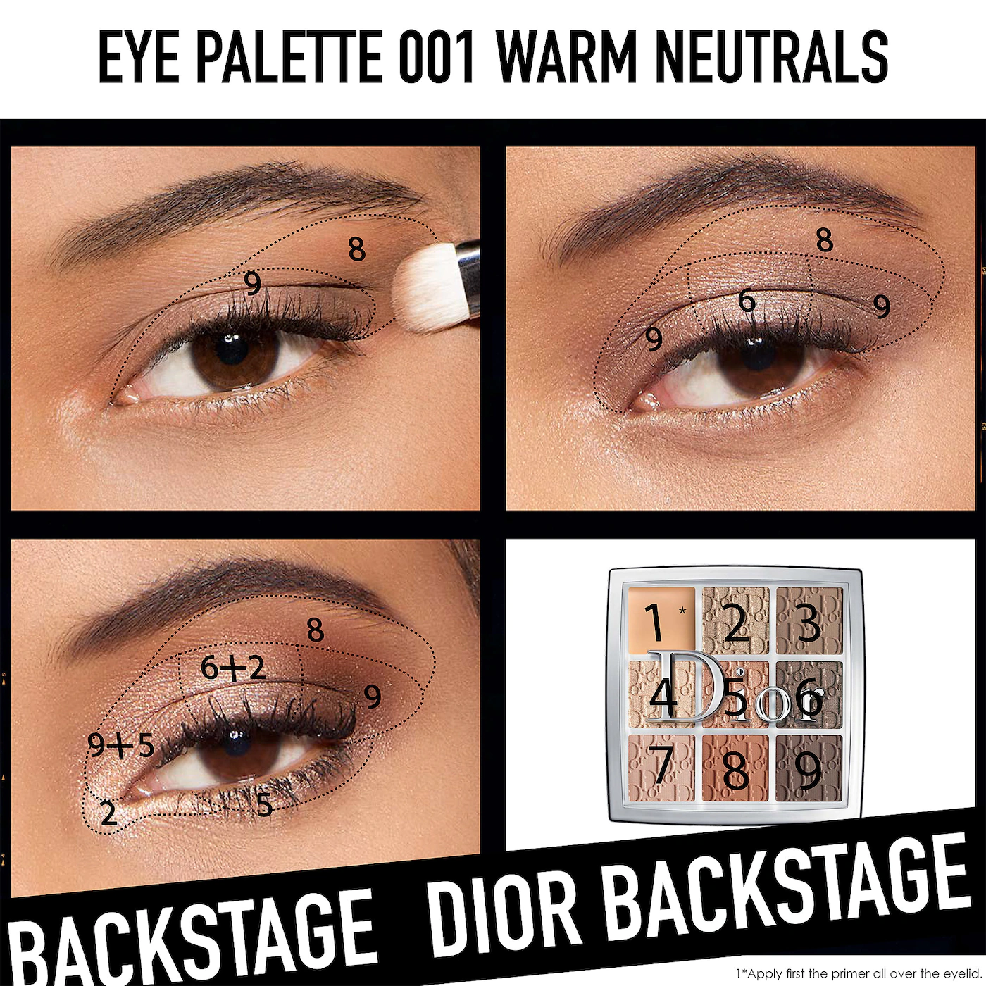 DIOR Dior Backstage Eye Palette Amber Neutrals 003  Harvey Nichols