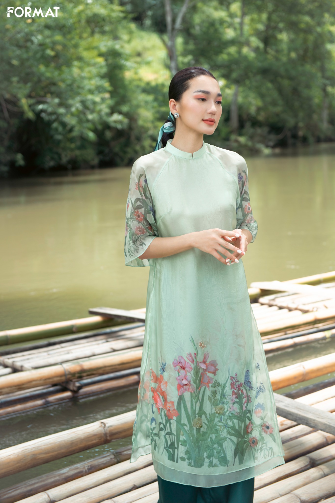 N Ao dai cach tan inh h t trang tri An H Th i trang Format