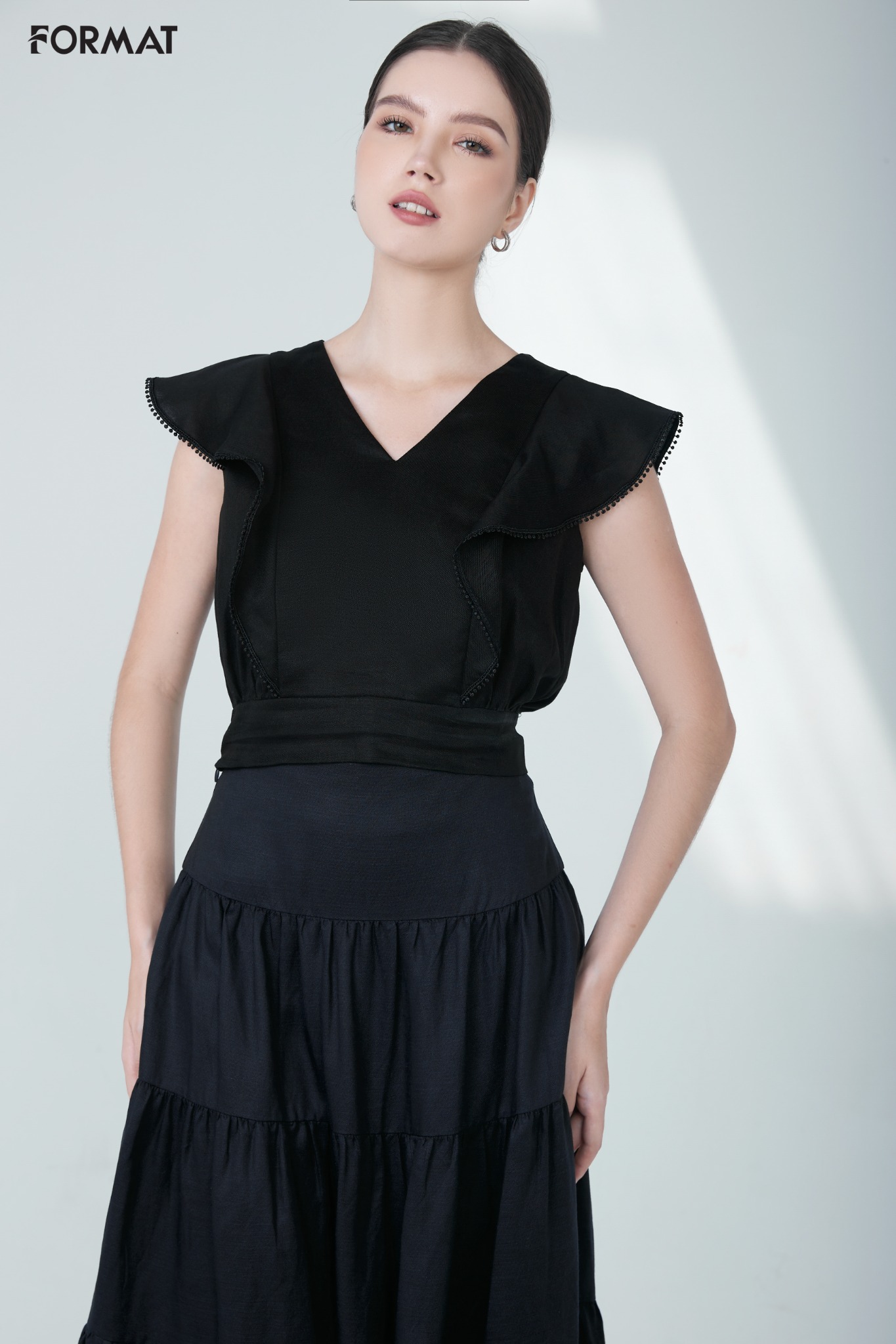 Mua Chân Váy Midi Xếp Ly đều Bản Cạp Rộng Chất Liệu Dày Dặn M148  Yeep
