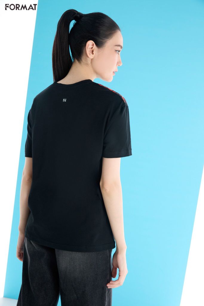 Áo T-shirt nữ ngắn tay in họa tiết san hô B9TSH525M