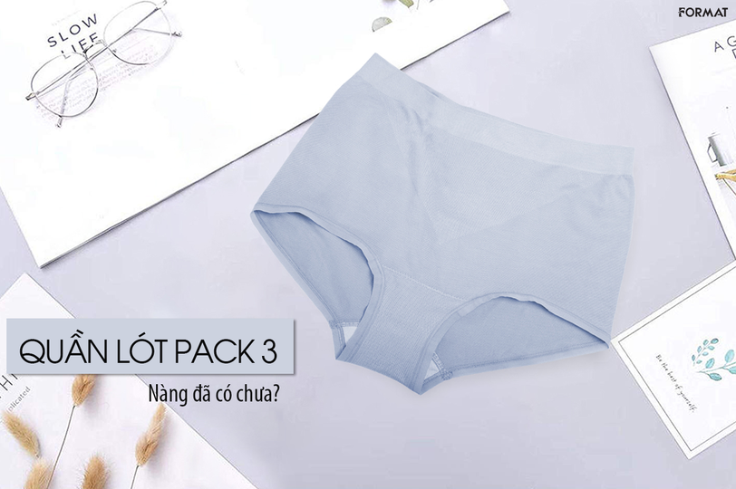 Quần lót nữ pack 3 J1/B9UND002F