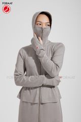 Áo chống nắng nữ SunStop® Cooling tà peplum trang trí F9UVC026P
