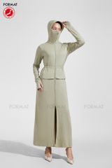 Áo chống nắng nữ SunStop® Cooling tà peplum trang trí F9UVC026P