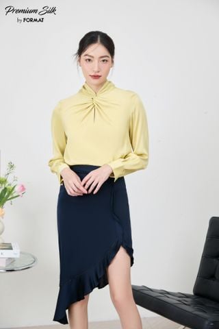 Áo sơ mi nữ dài tay B9LSS001M