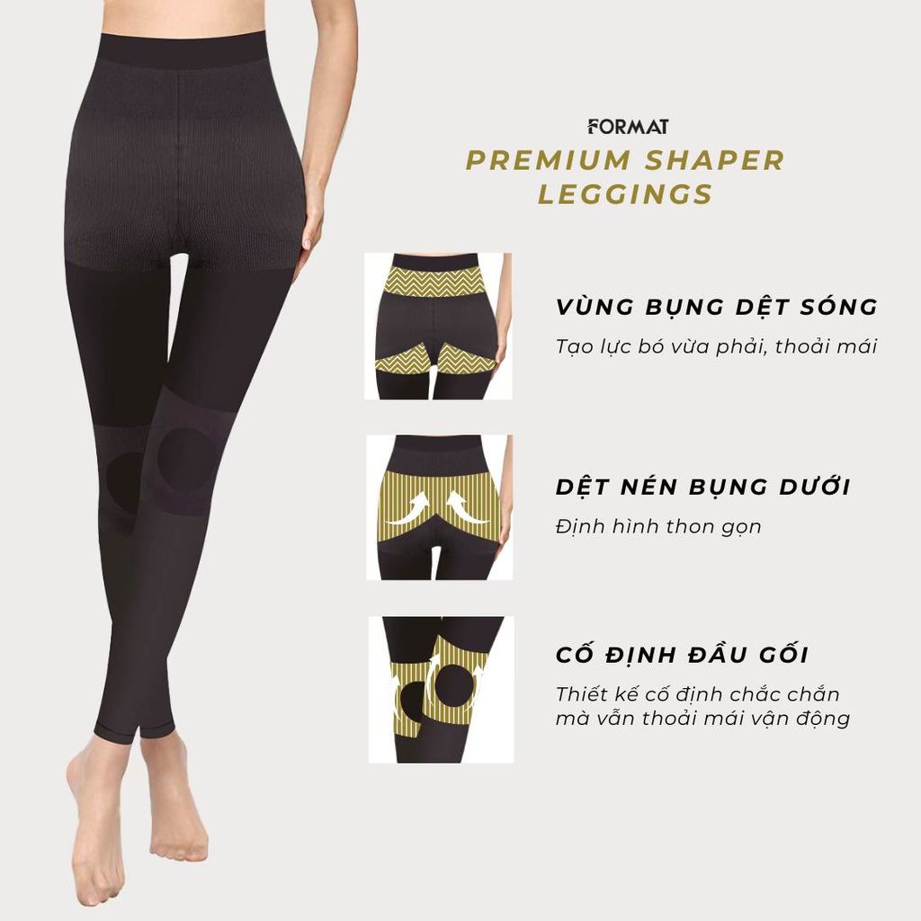 Quần Legging định hình siêu thon gọn 90D RC-110