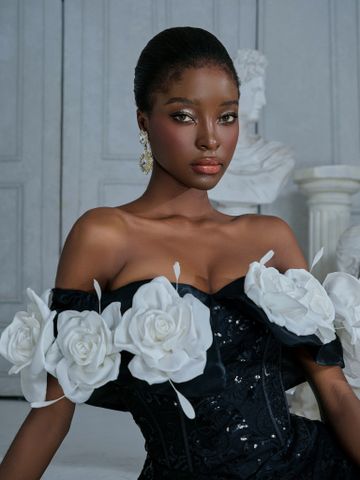  Mina Rose Black Dress 