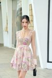  Lilian Nude Flower Dress 