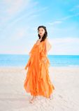  SS23 ĐẦM MAXI LILIA ORANGE 