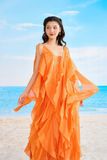  LILIA ORANGE DRESS 