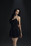  Glimering Gala Dress (Black) 