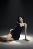  Glimering Gala Dress (Black) 